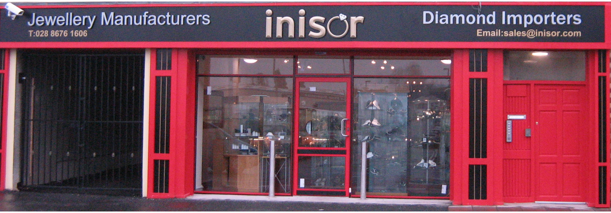 Shopfront of Inisor in Cookstown