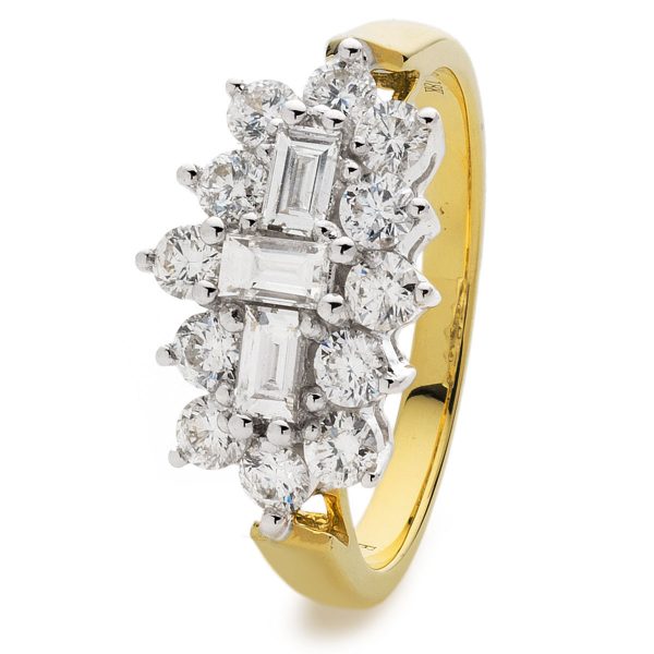 Diamond Cluster Ring LMDRHQ9149 - Image 2