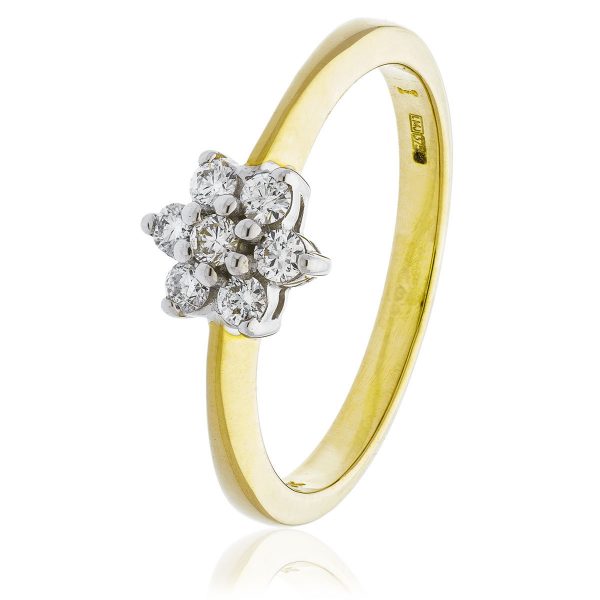 Diamond Cluster Ring LMXYR51639 - Image 2