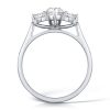 Pear & Round Brilliant Cut Three Stone Diamond Ring HMT0303249 - Image 2
