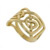 Gold Celtic Ring CR1 - Image 2
