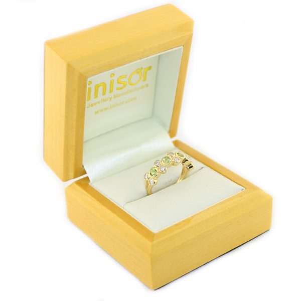 9ct Yellow Gold Amethyst/Diamond Gemstone Ring INBDR1841 - Image 2